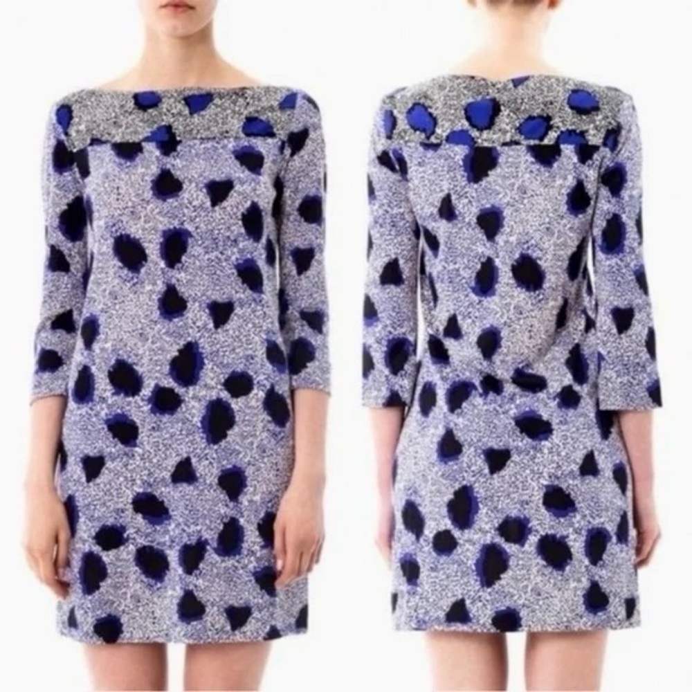 Diane von Furstenberg Ruri Cheetah Print Silk Shift Dress – Size 6‎ - Picture 12 of 12